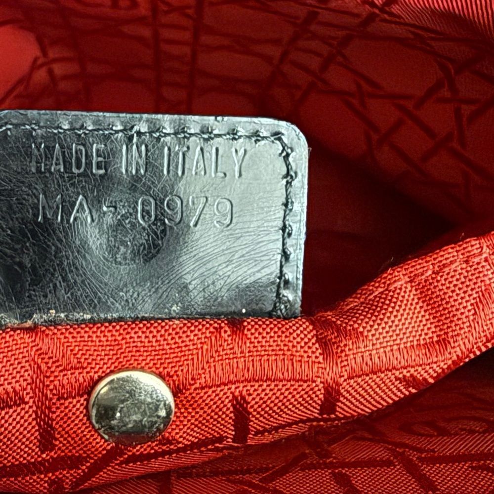 Christian DIOR Black Leather Lady D Tote - Picture 14 of 16